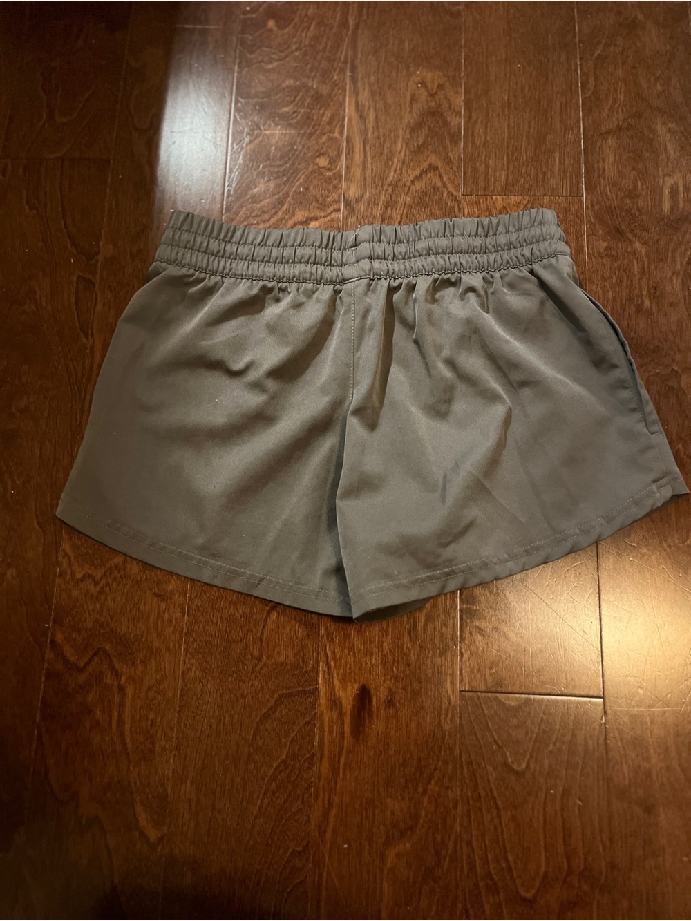 PUMA Women's Steel Gray Athletic Shorts - Picture 3 of 5